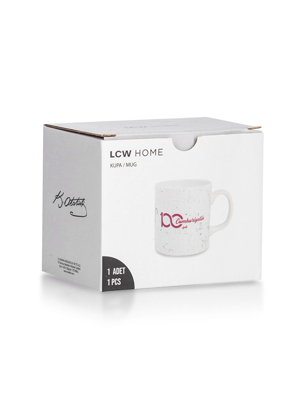 LCW HOME Karışık 100.Yıl Atatürk Baskılı Kupa 320 Ml - 3