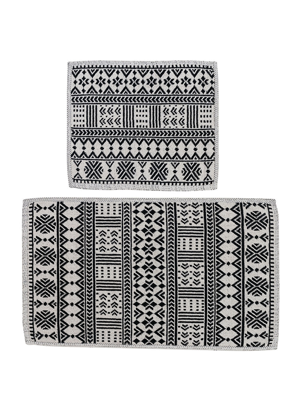 Geometric Patterned Bath Mat 2 Pack-5