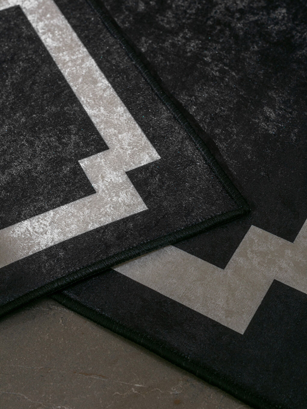 Covoraș de baie cu model 2 bucăți-1