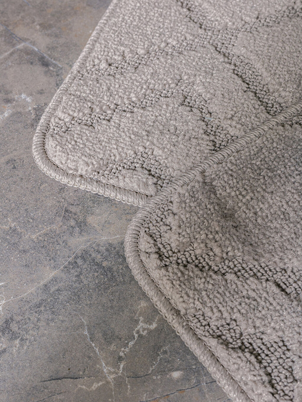 Tapis de bain à motifs Lot de 2-1