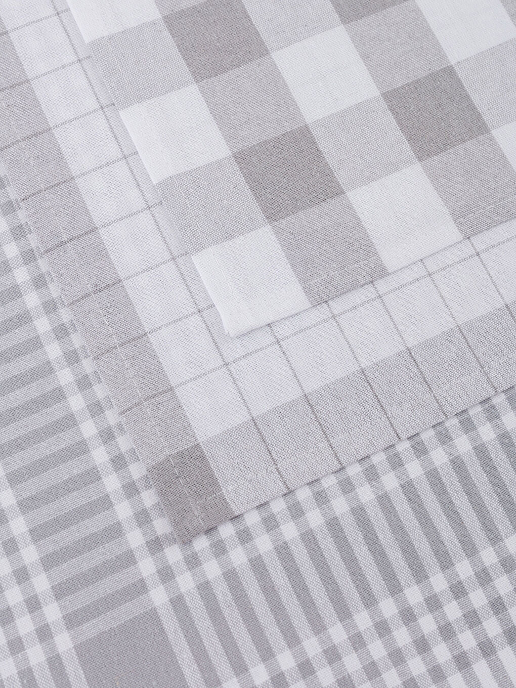 Plaid Patterned Drying Towel 3 Pcs 40x60 Cm-2