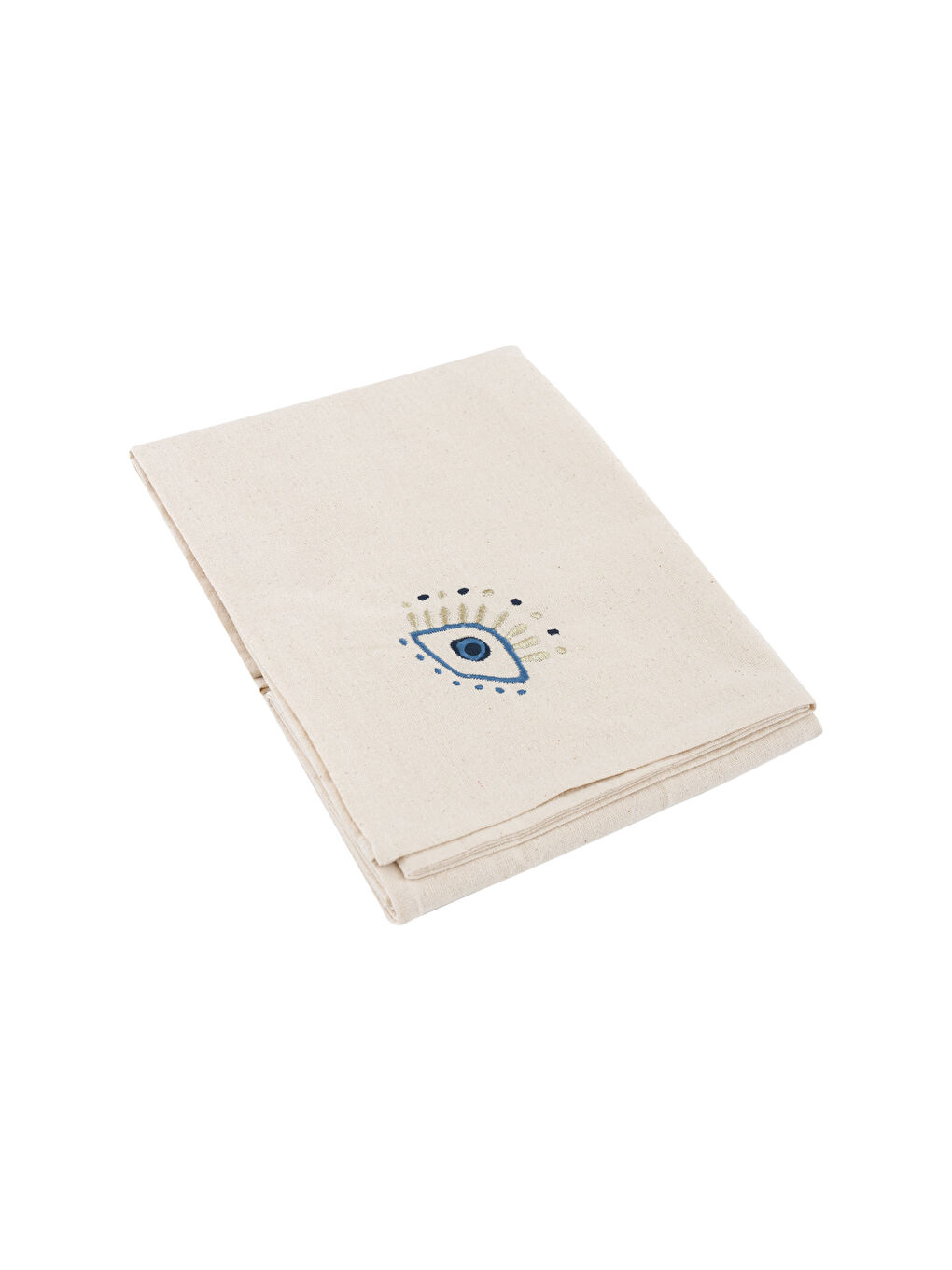 Lace Trimmed Cotton Tablecloth 150x150 cm -W3FQ64Z8-V4G