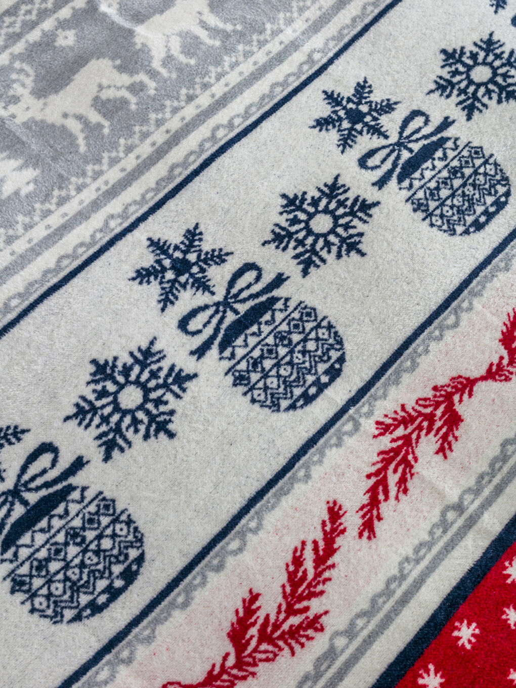 Weihnachtlich Bedruckte Doppelte Decke 200x220 Cm-2