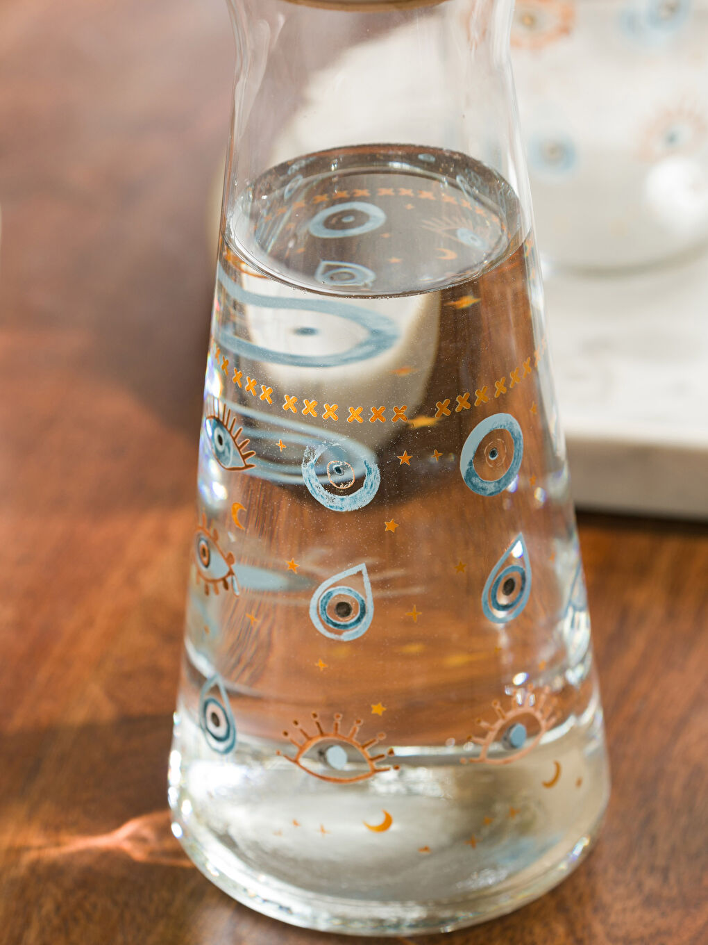 Karışık Göz Baskılı Kapaklı Sürahi 1100 ml-3