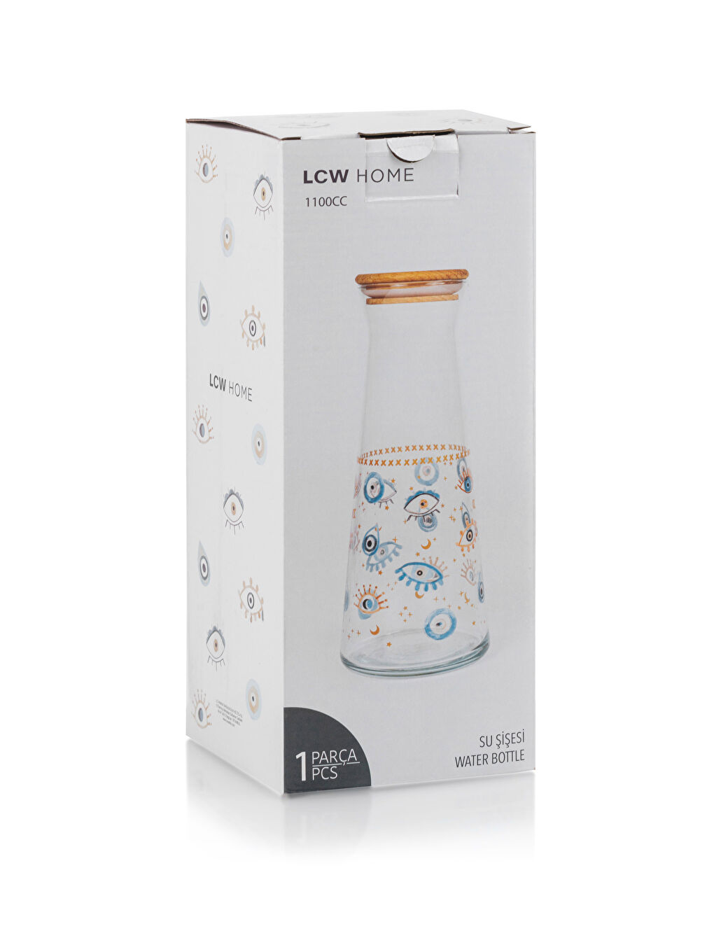 Karışık Göz Baskılı Kapaklı Sürahi 1100 ml-4