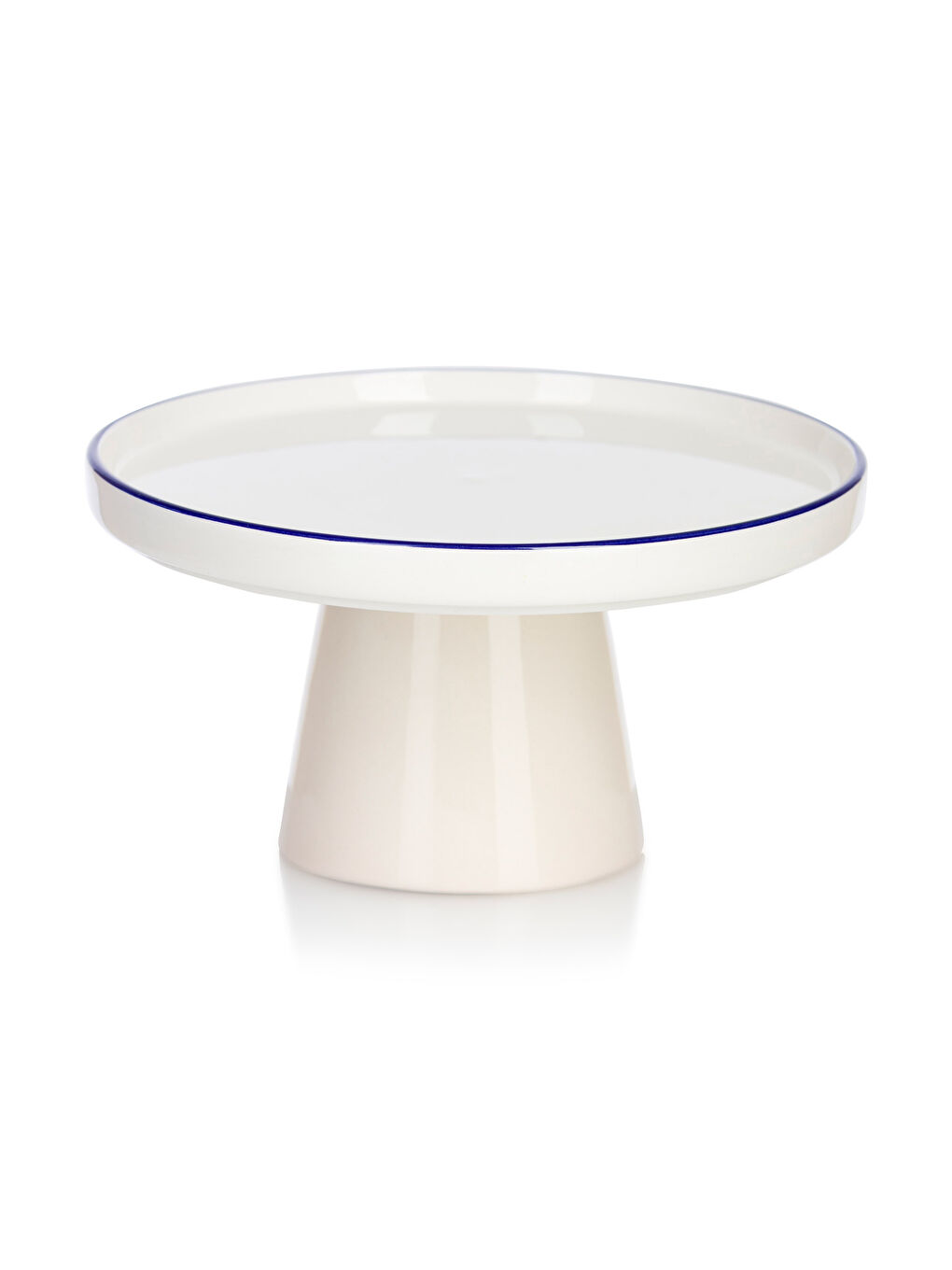 Lacivert Seramik Ayaklı Kek Standı 20 cm-4