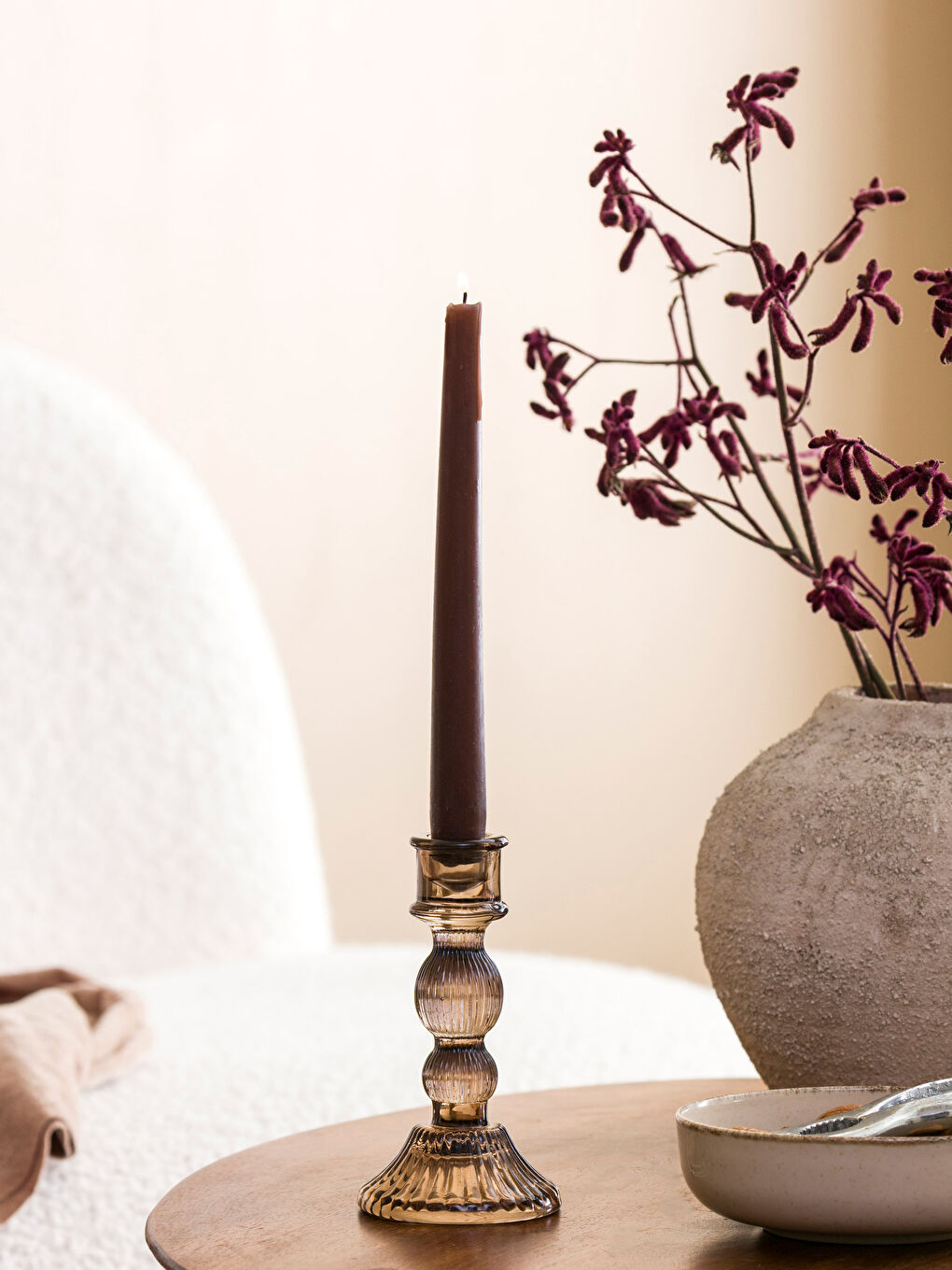 დეკორატიული სანთლის დამჭერი 15 სმ