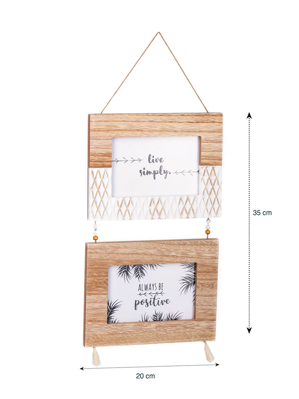 Karışık Dekoratif Fotoğraf Çerçevesi 20x35 cm-4