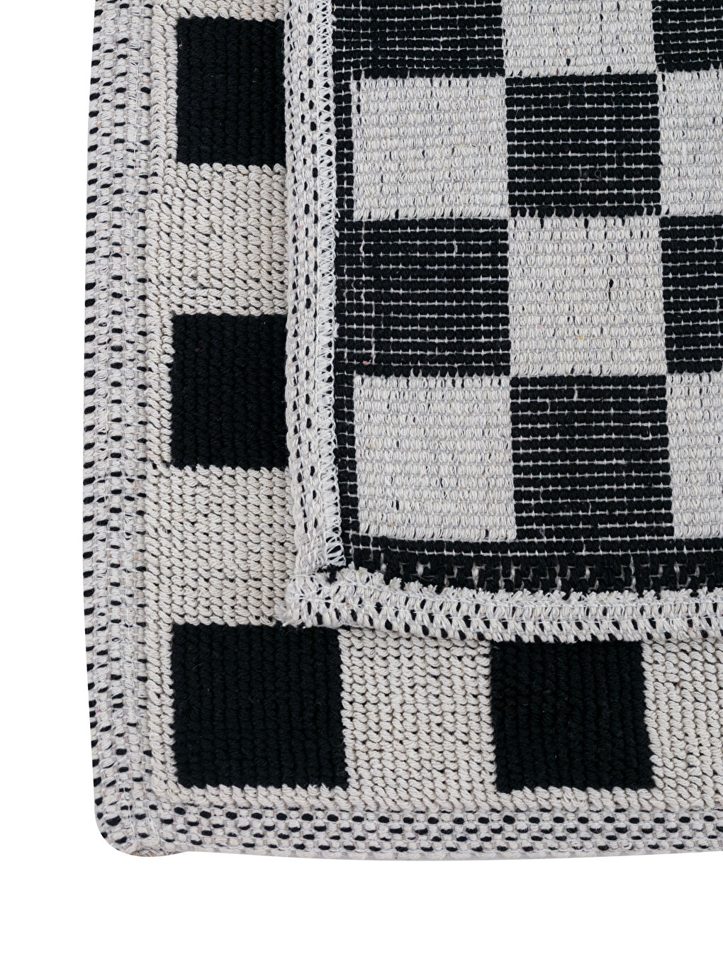 Checker Patterned Bath Mat 2 Pack-3