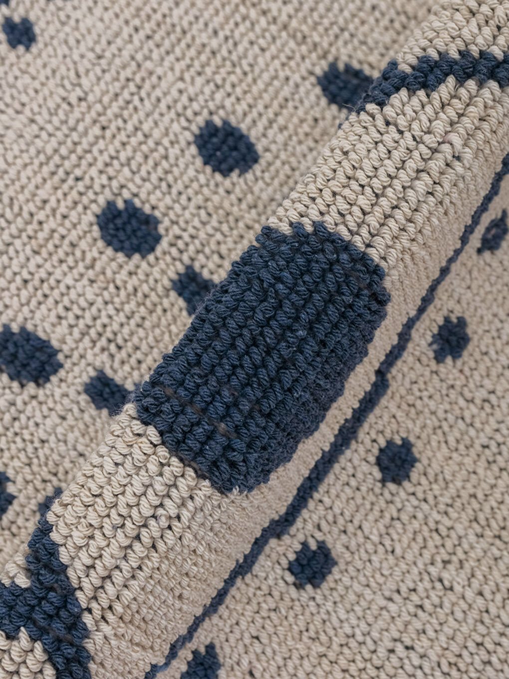 Patterned Cotton Bath Mat 2 Pieces-2