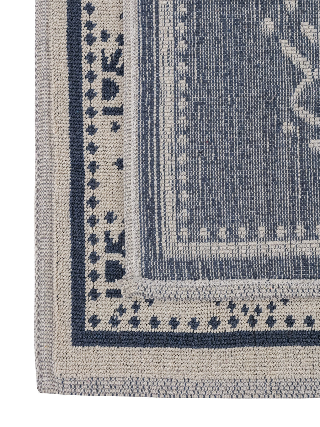 Patterned Cotton Bath Mat 2 Pieces-3