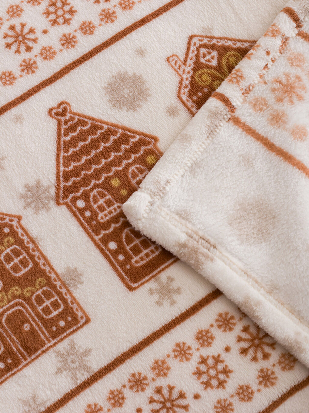 Patterned Welsoft Double Blanket 200x220 cm-3