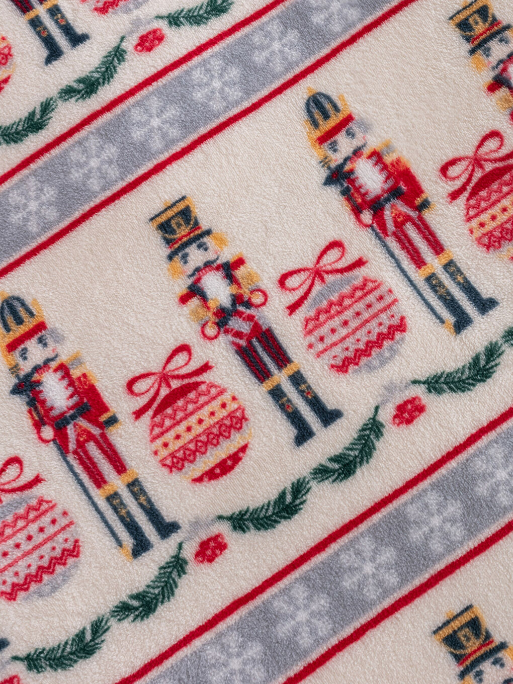 Nutcracker Printed Double Blanket 200x220 Cm -W3FU61Z8-F9C