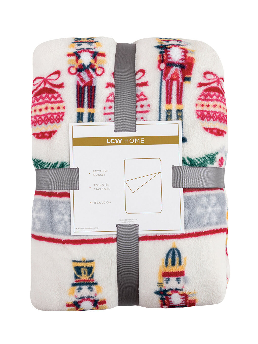 LCW HOME Nutcracker Printed Single Blanket 150x220 Cm -W3FU62Z8-F9C