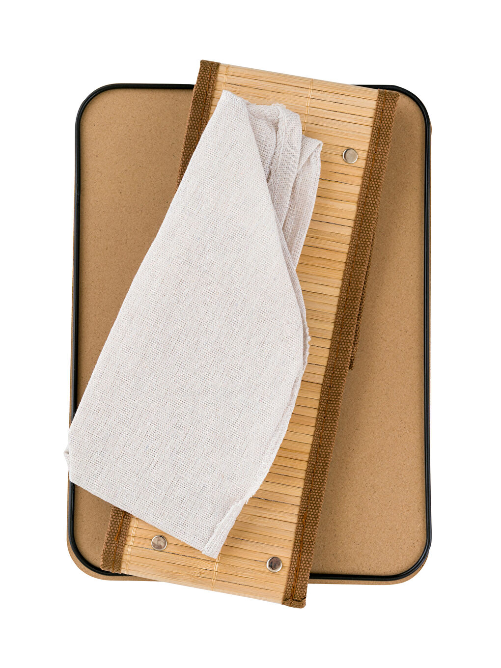 Zusammenklappbarer Bambuskorb-3