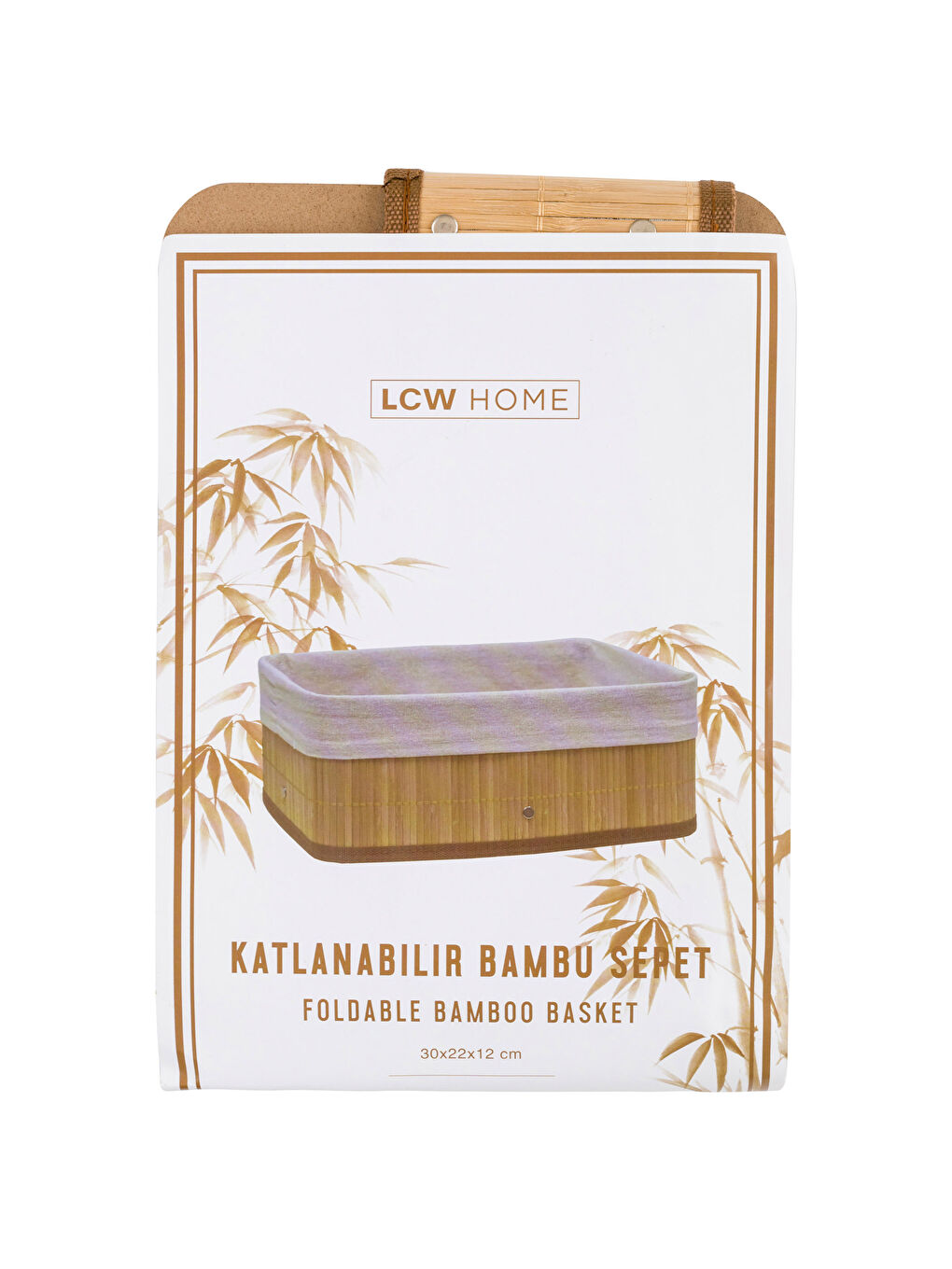 Zusammenklappbarer Bambuskorb-4