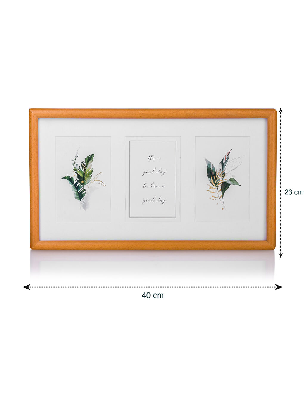 Kahverengi Dekoratif Fotoğraf Çerçevesi 23x40 cm-4