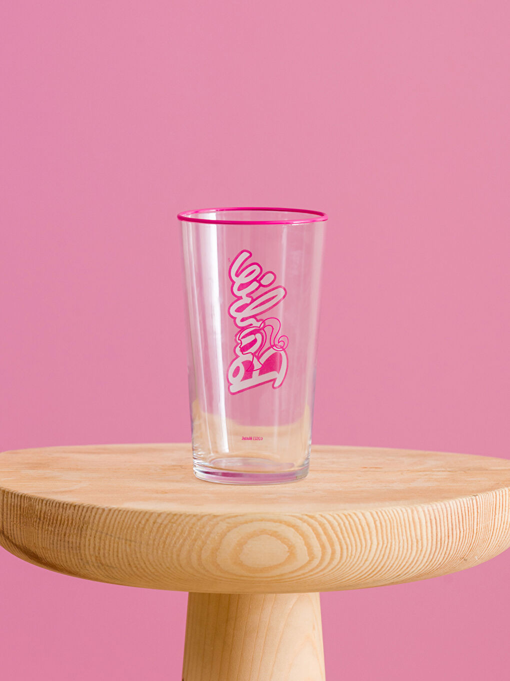 LCW HOME Barbie Baskılı Cam Bardak 570 ml -W3FY20Z8-LT9