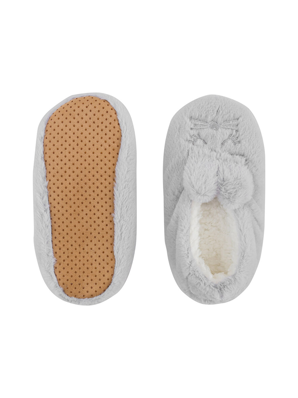 Pantoufles Peluche Femme Motif Lapin-5