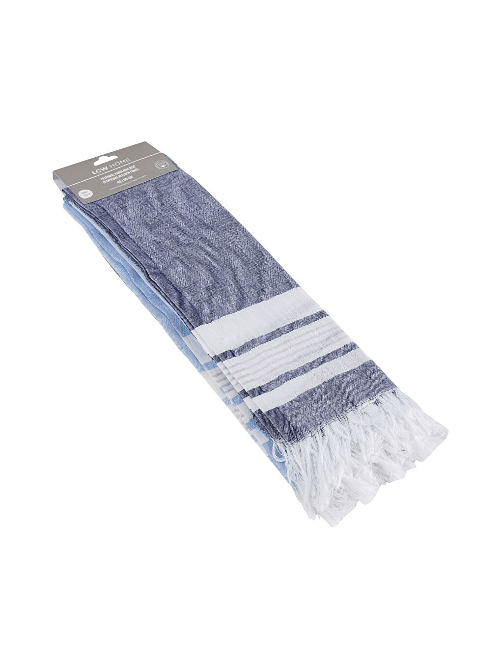 LCW HOME Striped Cotton Loincloth Drying Cloth Set of 4 -W3G270Z8-V8D