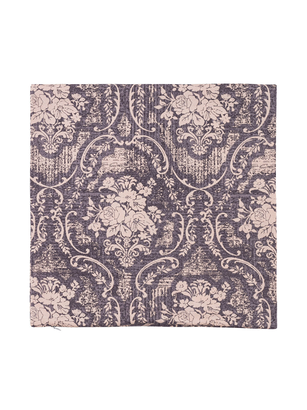 Gri Desenli Kırlent Kılıfı 45x45 cm-4