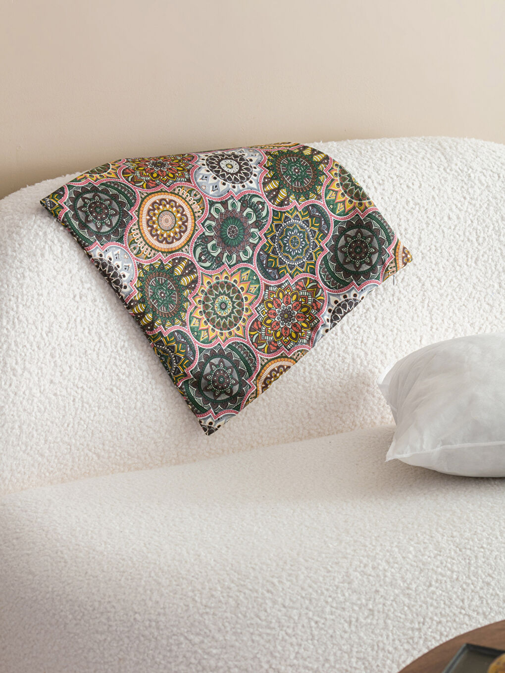 Gemustertes Gefülltes Kissen 45x45 Cm-1