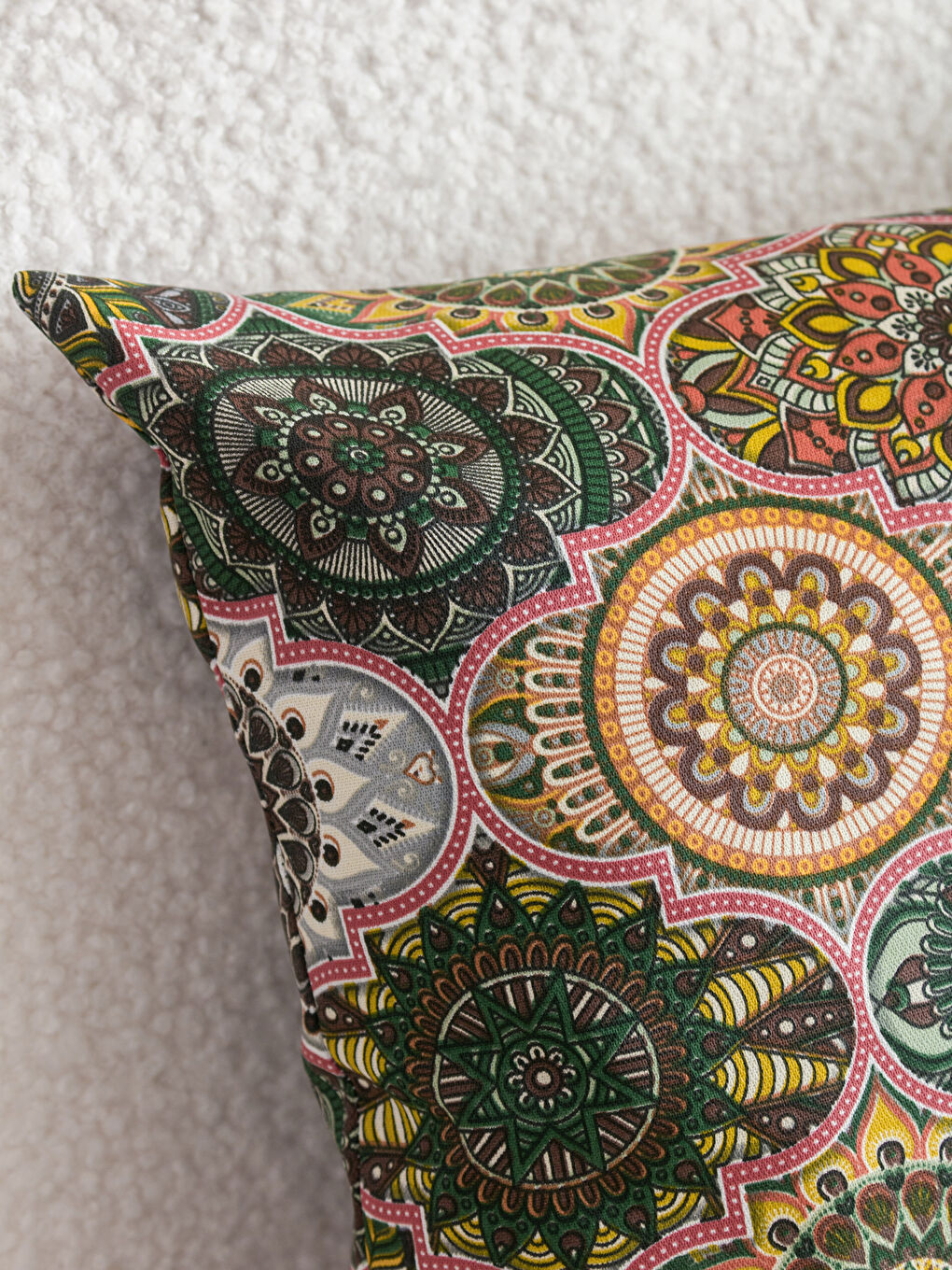 Gemustertes Gefülltes Kissen 45x45 Cm-2