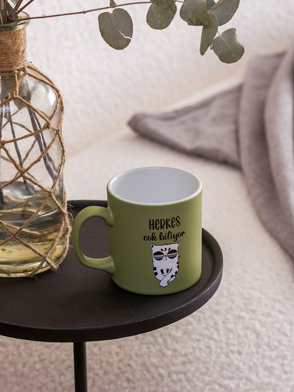 Karışık Kedi Baskılı Seramik Kupa 320 ml-1