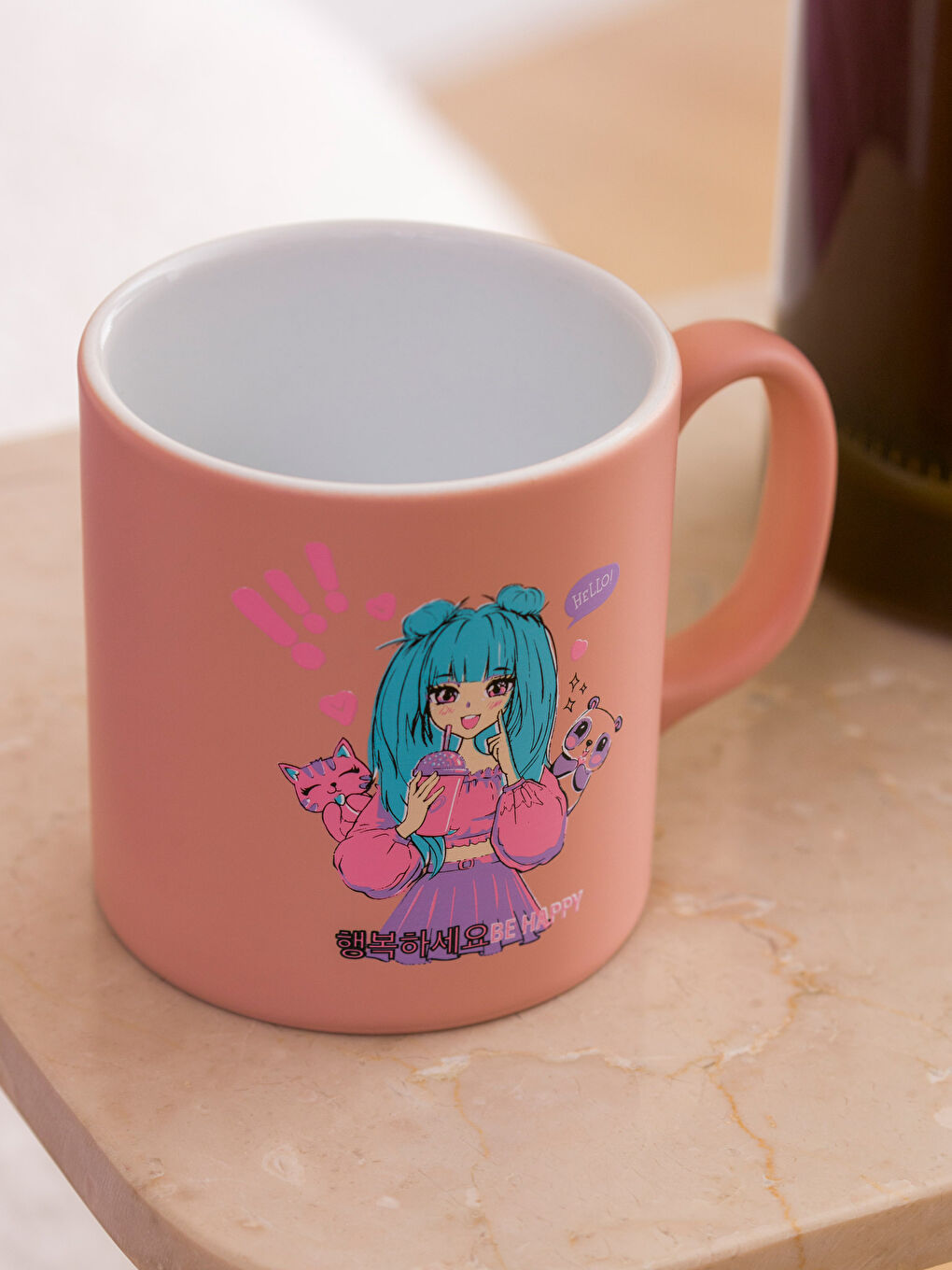 Karışık Anime Baskılı Seramik Kupa 320 ml-2