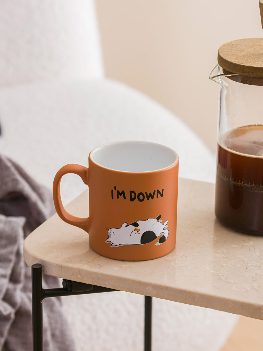 Cat Printed Ceramic Mug 320 ml-1