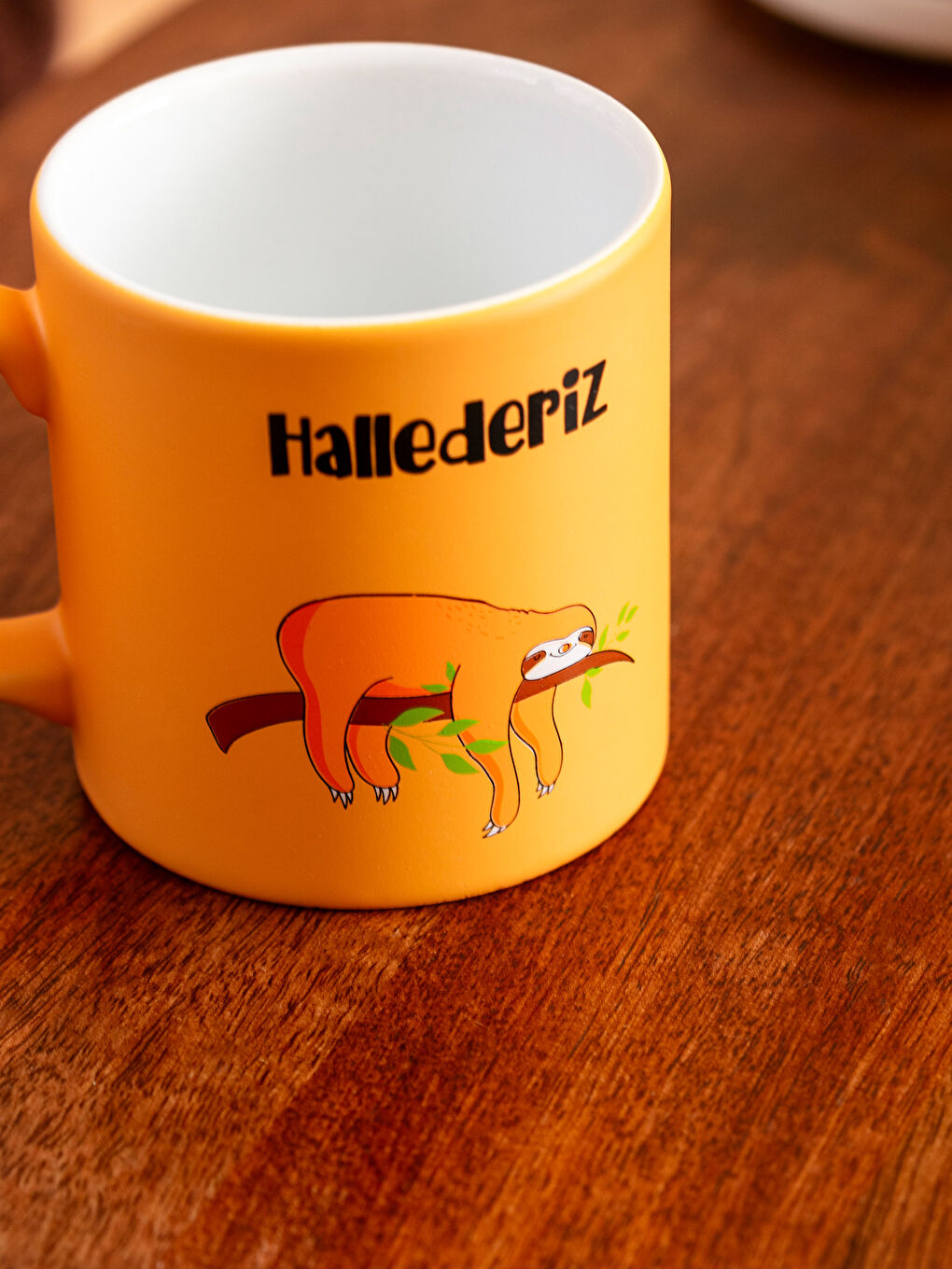 Karışık Yazı Baskılı Seramik Kupa 320 ml-2