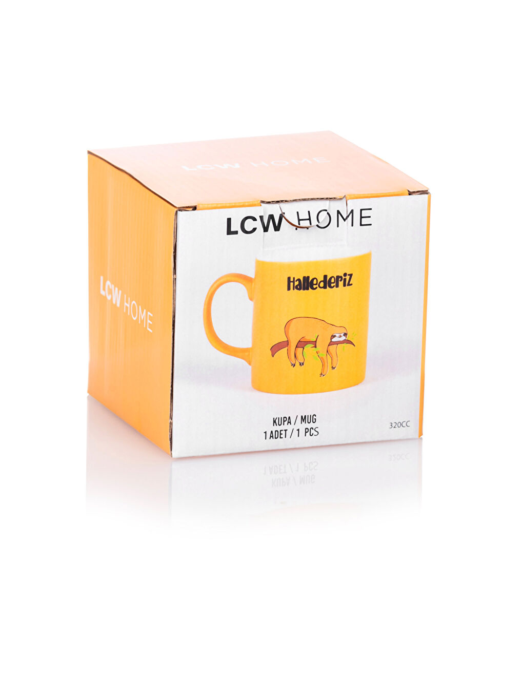 Karışık Yazı Baskılı Seramik Kupa 320 ml-3