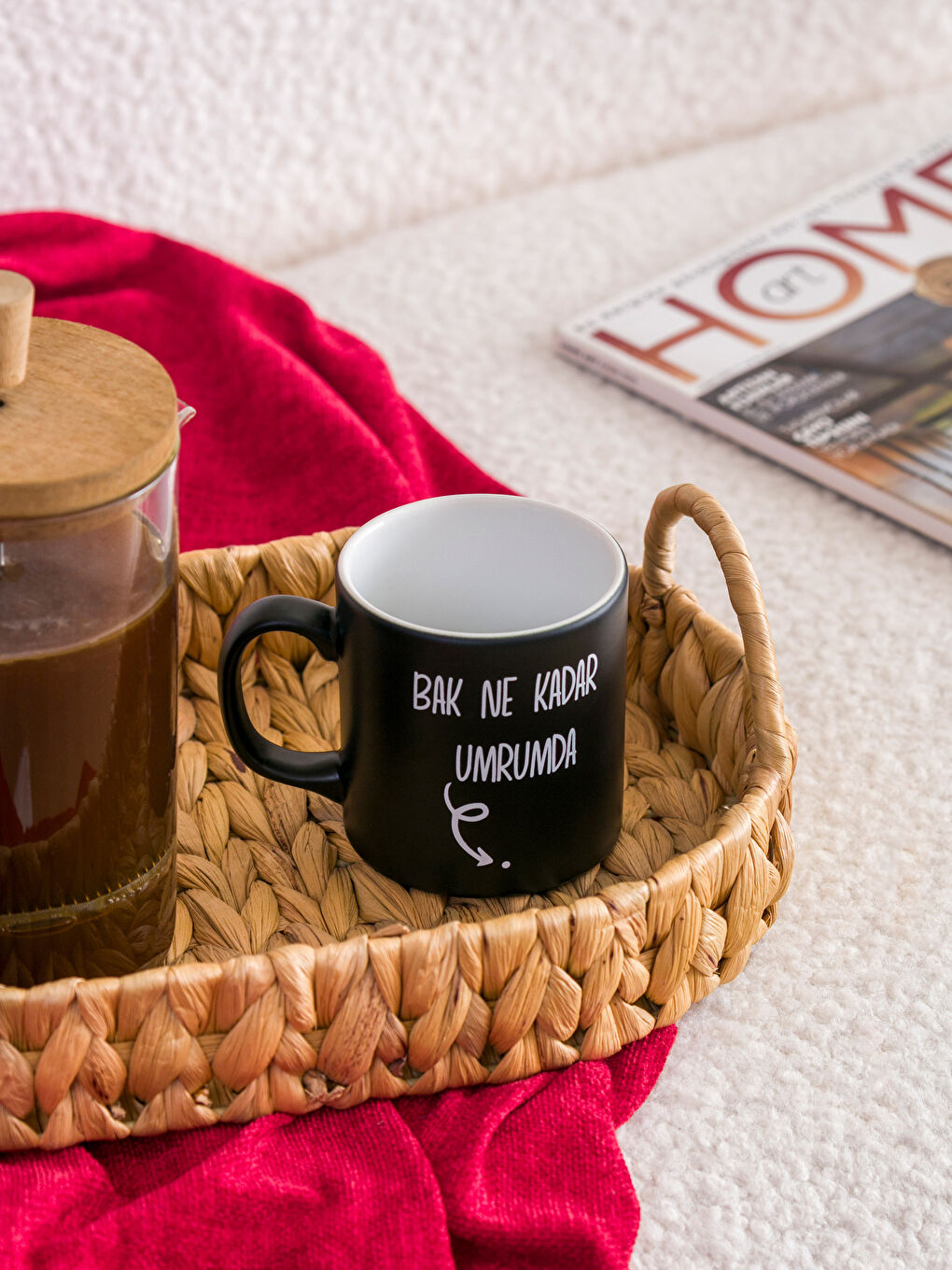 Text Printed Ceramic Mug 320 ml-1
