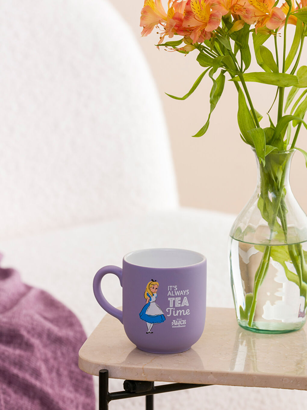 Karışık Alice Baskılı Seramik Kupa 360 ml