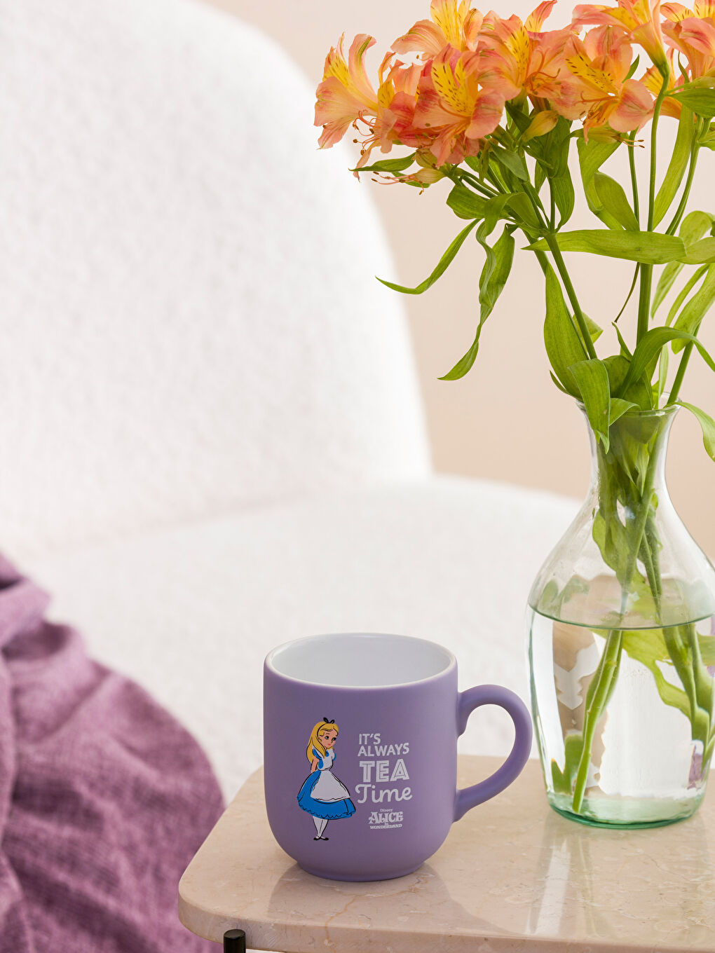 Karışık Alice Baskılı Seramik Kupa 360 ml-1