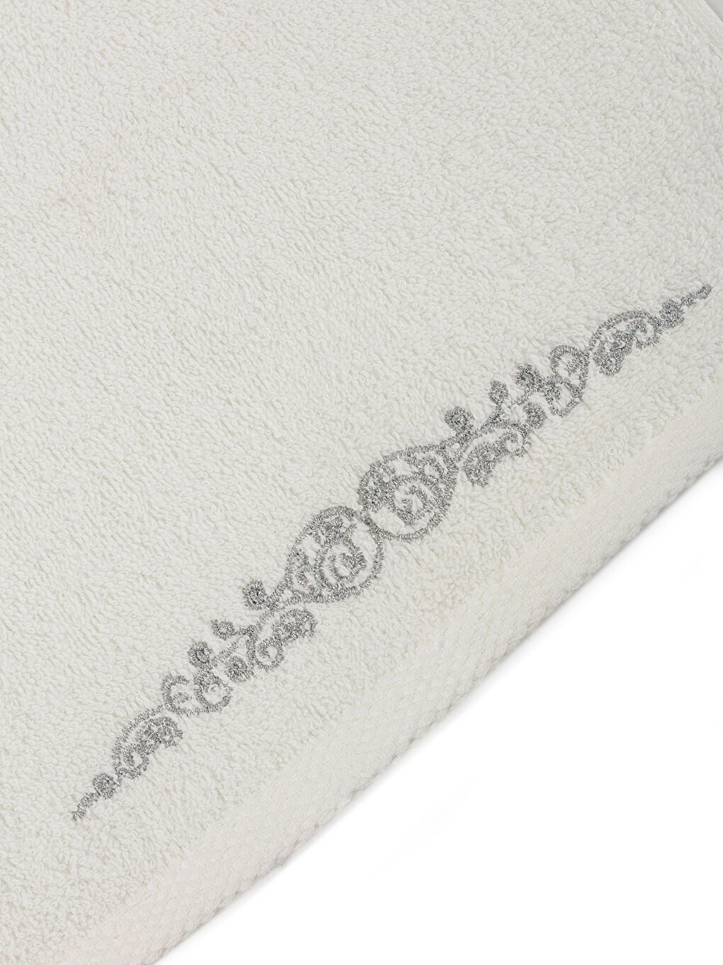 Ekru Pamuklu El Havlusu 4'lü 30x30 cm-3