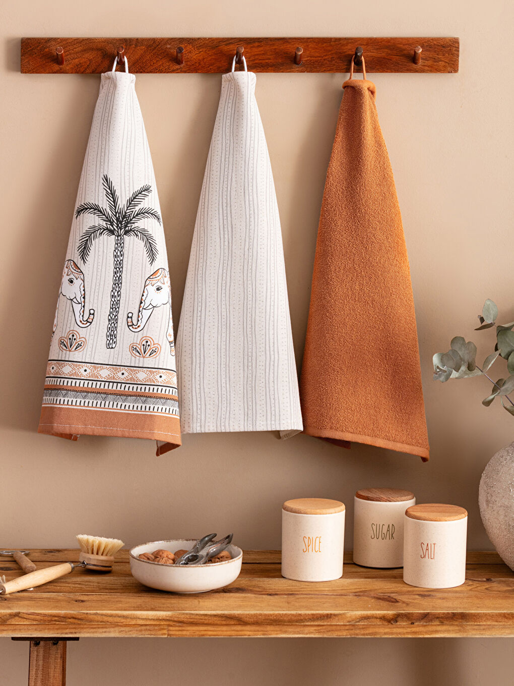 Lcw Home Torchon imprimé lot de 3 pièces 40x50 cm -W3G571Z8-F9C