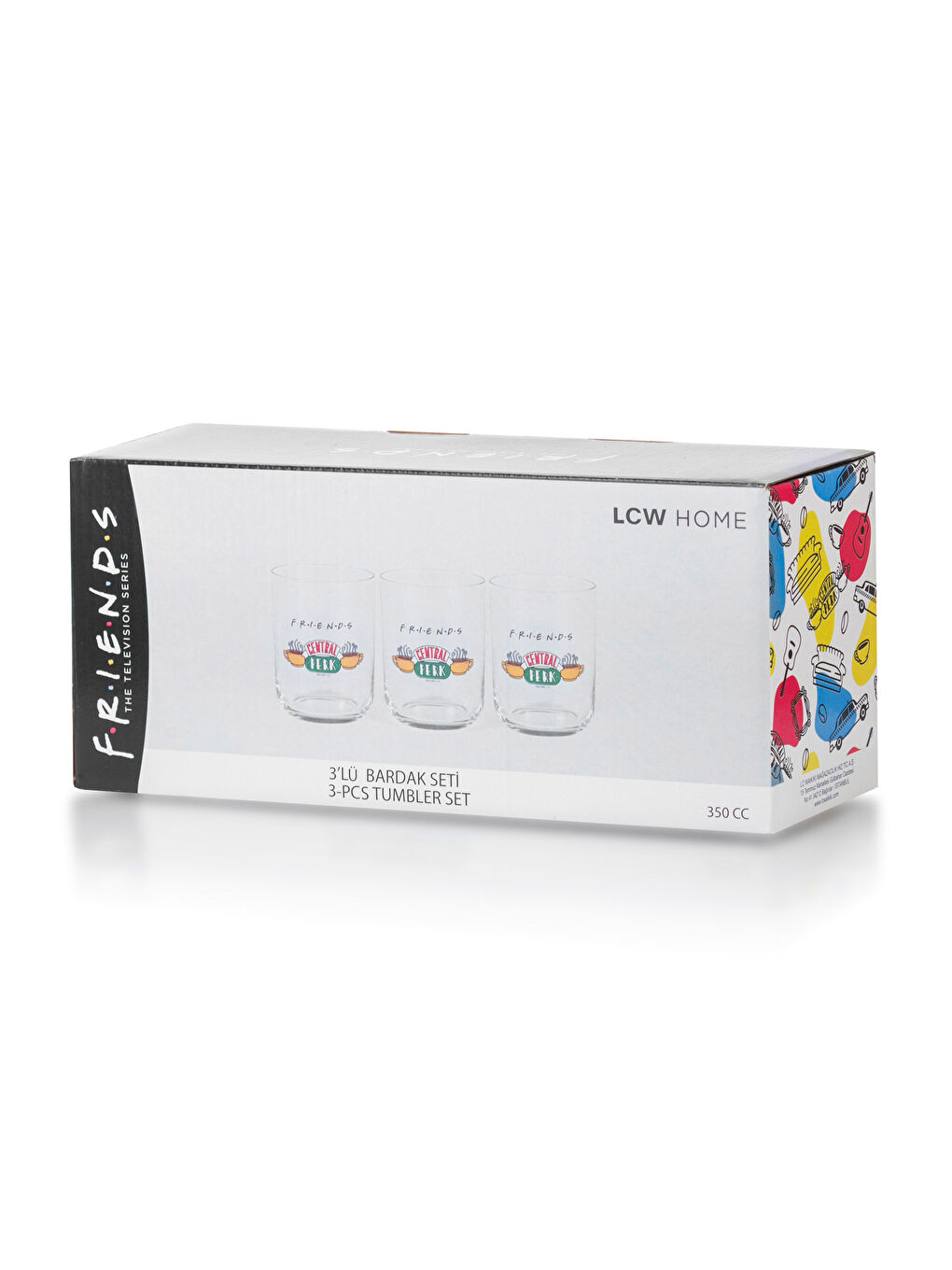 Чаша за безалкохолни напитки Приятели с отпечатано изображение 350 мл-3