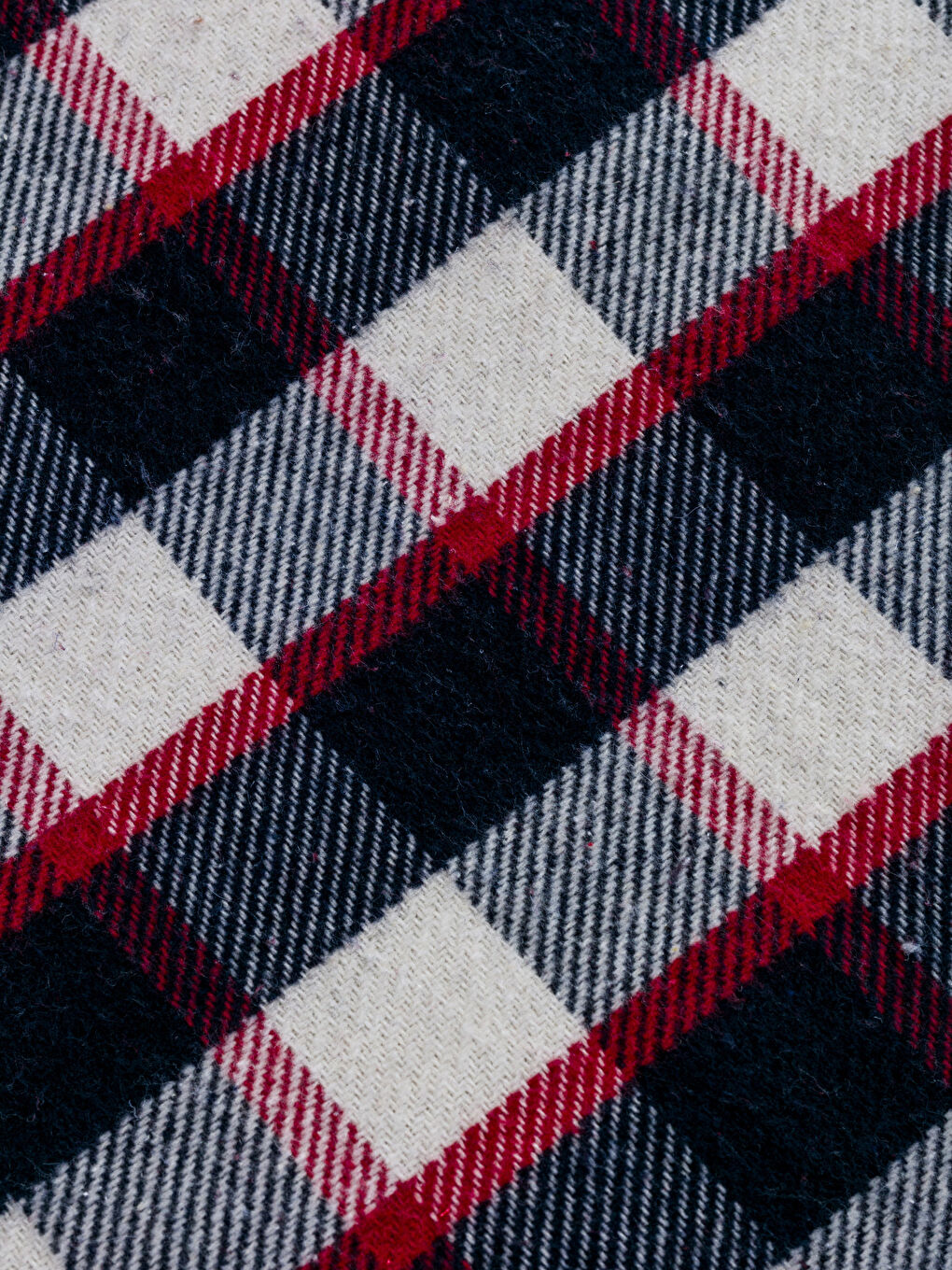 LCW ECO Plaid Patterned King Size Blanket -W3G628Z8-F9C