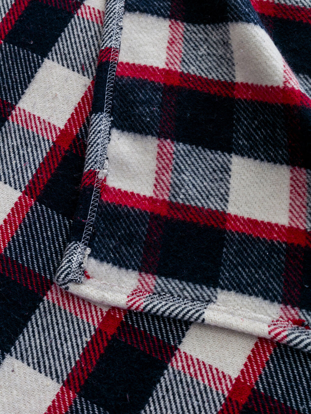 LCW ECO Plaid Patterned King Size Blanket -W3G628Z8-F9C