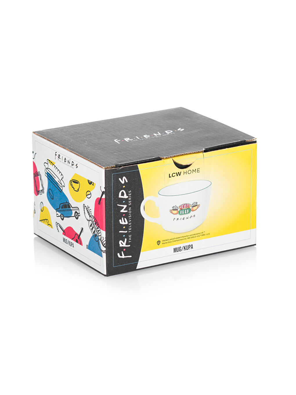 Karışık Friends Baskılı Seramik Kupa 510 ml-3