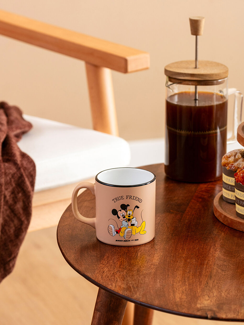 Karışık Mickey Mouse Baskılı Seramik Kupa 320 ml