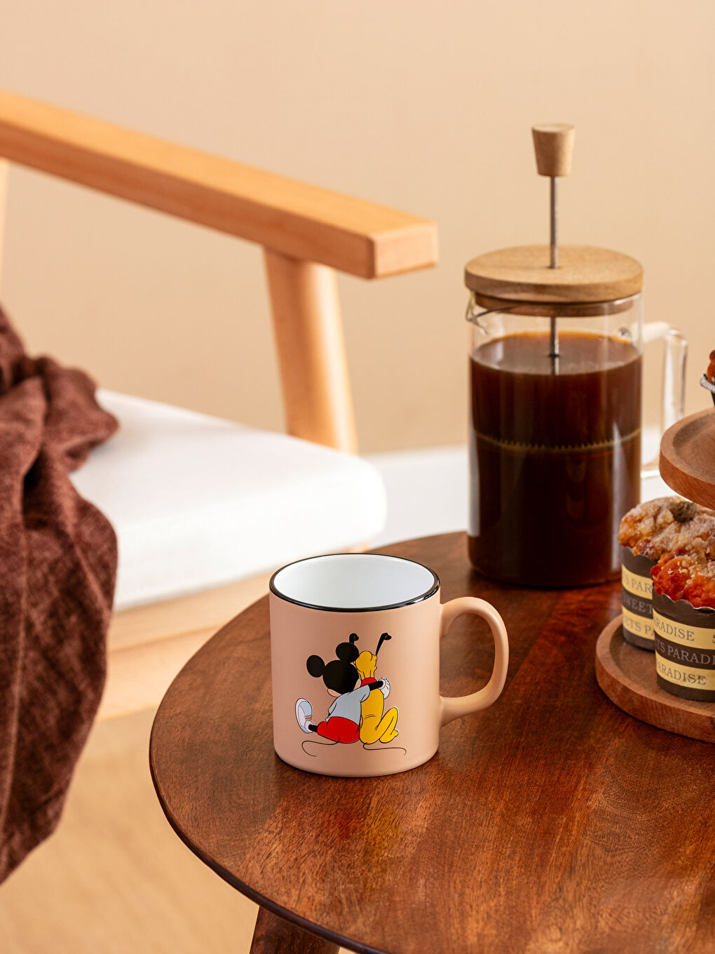 Karışık Mickey Mouse Baskılı Seramik Kupa 320 ml-1