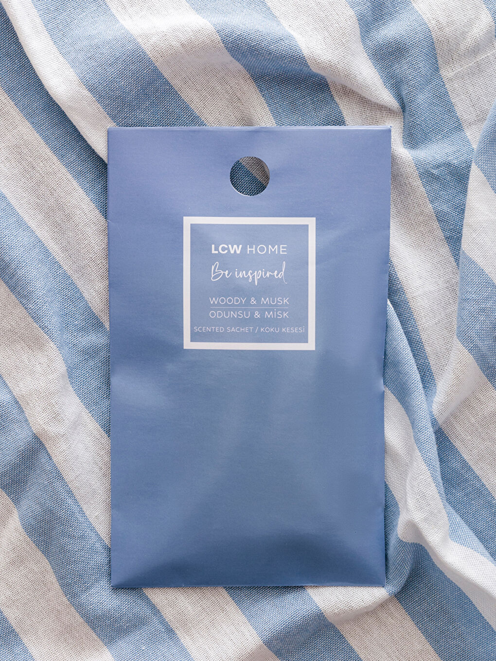 Mavi Beyaz Misk Koku Kesesi 4'lü-1