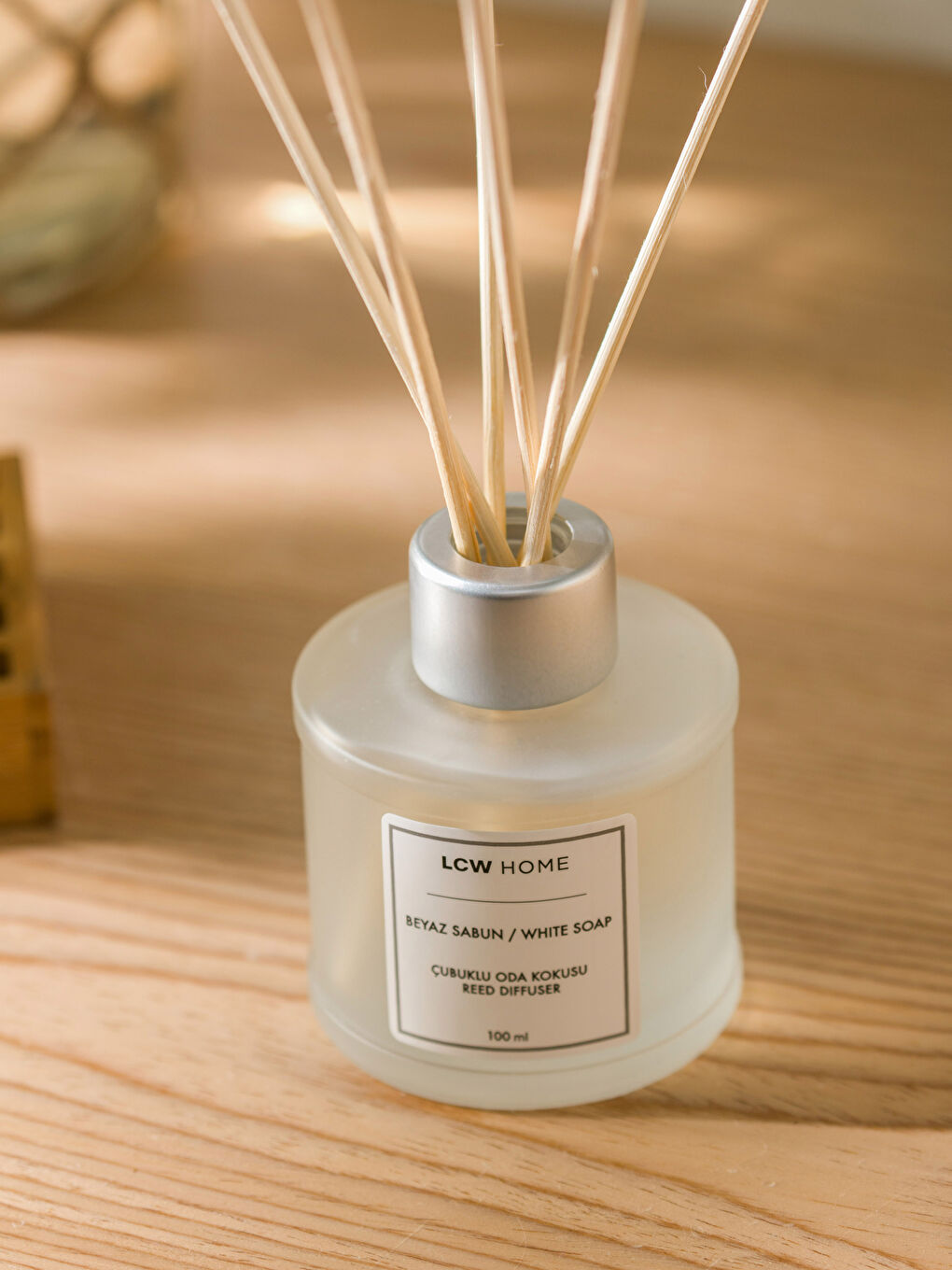 Gri Beyaz Sabun Kokulu Çubuklu Oda Kokusu 100 ml-1