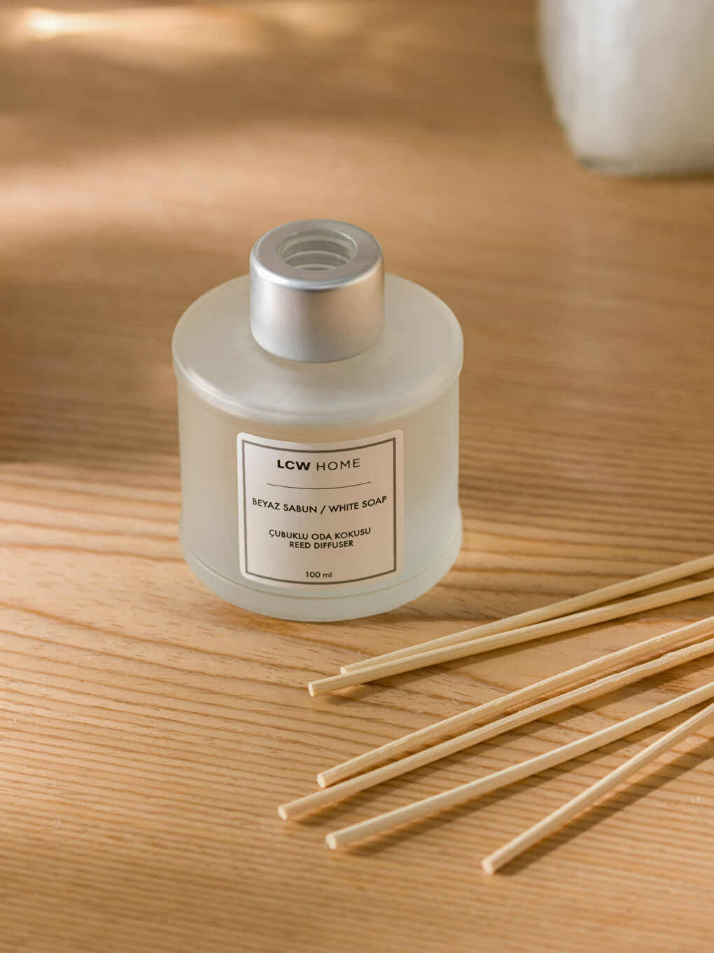 Gri Beyaz Sabun Kokulu Çubuklu Oda Kokusu 100 ml-2