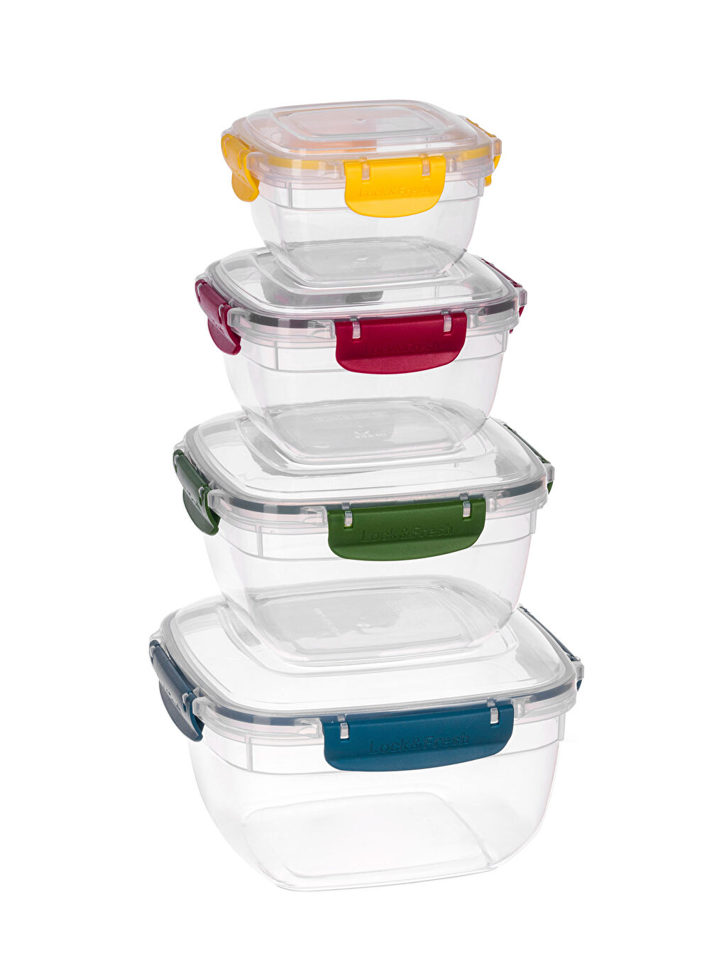 Karışık Kapaklı Saklama Kabı 4'lü-3