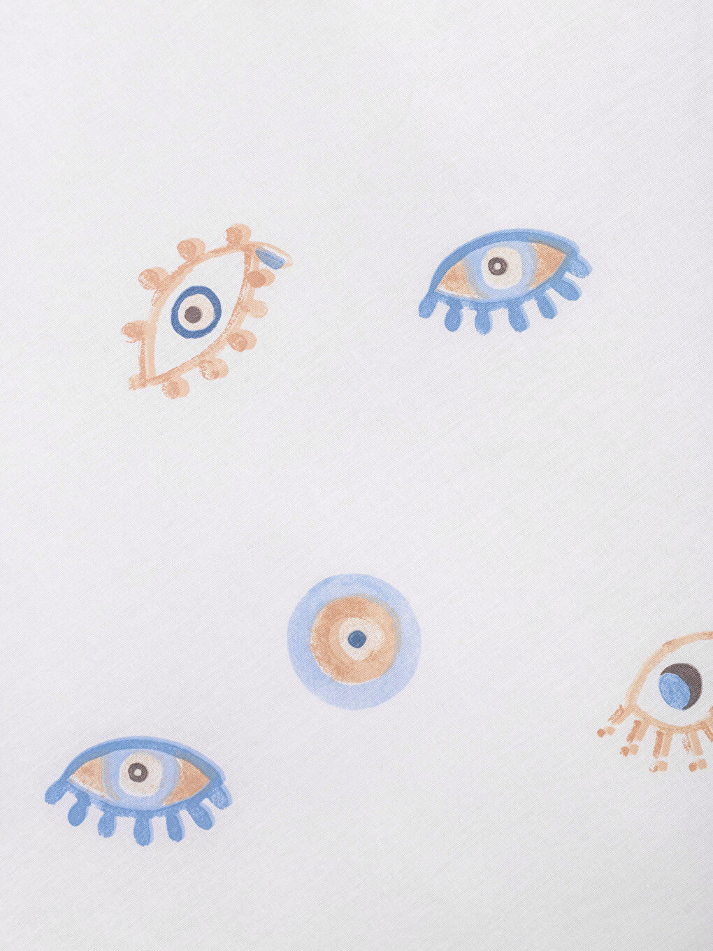 Karışık Göz Baskılı Çift Kişilik Nevresim Seti-4