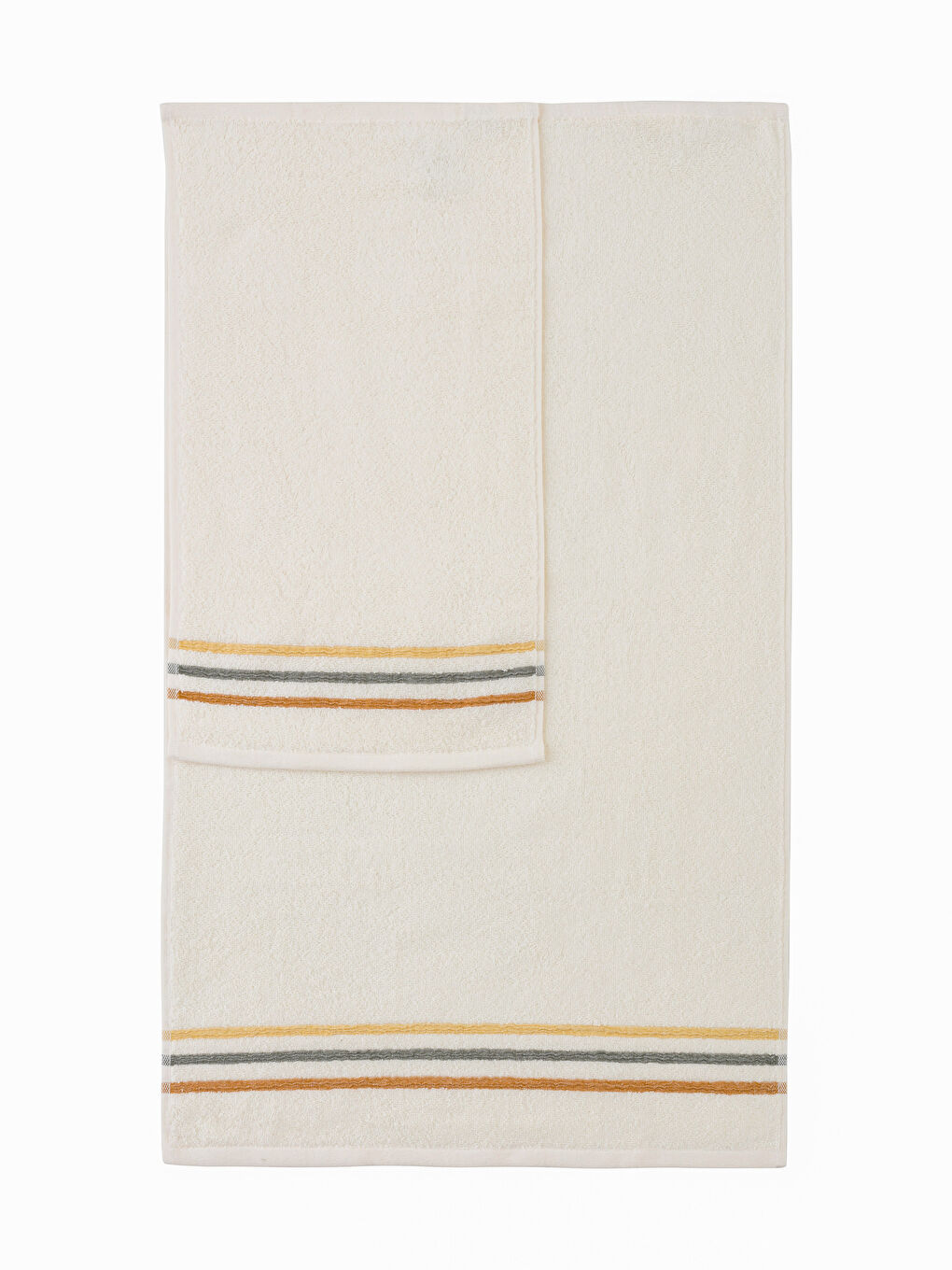 Cotton Embroidered Face Towel 2 Pack 50x80 cm-5