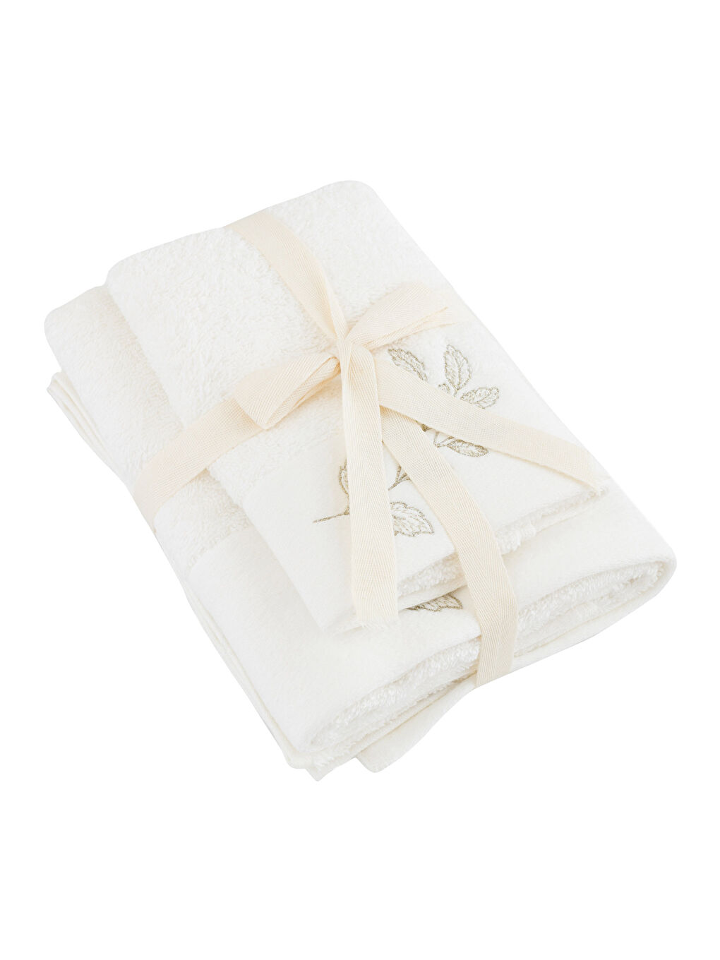 Cotton Embroidered Towel Set 2 Pack-4